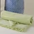 Cotton towel, 'Green Oasis' (pair) - Pair of Green 100% Turkish Cotton Towels