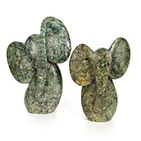 Serpentine stone sculpture, 'Abstract Elephant' - Handcrafted Serpentine Stone Elephant Sculpture from Africa