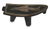 Taburete del trono de madera, 'Swift Shark' - Taburete del trono de madera hecho a mano