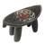 Ashanti decorative throne stool, 'Sunflower' - Fair Trade Ashanti Decorative Throne Stool (image 2b) thumbail
