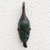 Ivoirian wood mask, 'Blessings and Peace' - Handcrafted Wood Wall Mask (image 2) thumbail