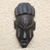 Ghanaian wood mask, 'Village Queen' - Handcrafted Ghanaian Wood Mask from Africa (image 2) thumbail