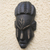 Ghanaian wood mask, 'Village Queen' - Handcrafted Ghanaian Wood Mask from Africa (image 2b) thumbail