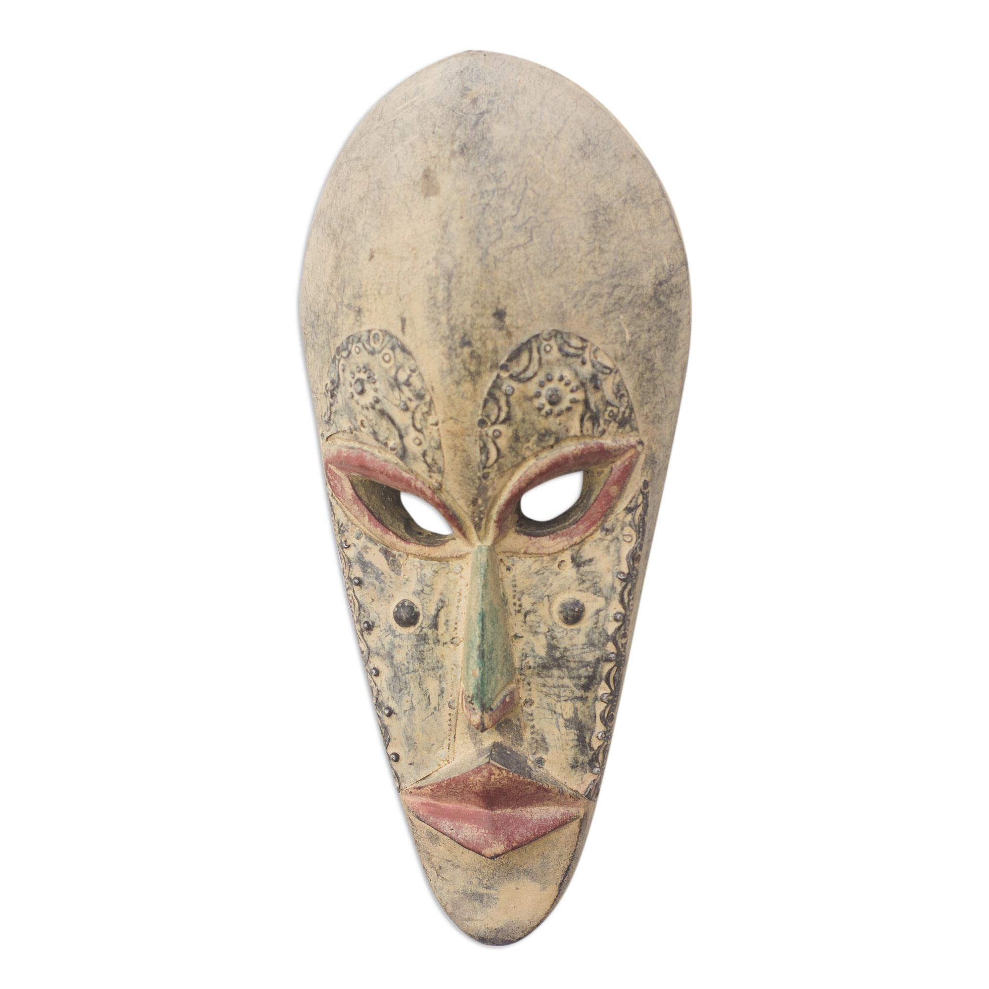 Hausa Wood Mask - Forgive Me | NOVICA