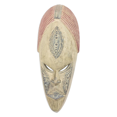 Hausa wood mask, 'Sympathy' - Hausa wood mask
