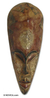 Akan wood mask, 'Star Man' - Wood Mask from Africa