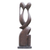 Ebony sculpture, 'Lovers Kiss' - Ebony sculpture thumbail