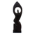 Ebony sculpture, 'We Are One Shadow' - Hand Crafted Abstract Wood Sculpture thumbail