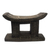 Wood throne stool, 'Young Woman' - Wood Throne Stool (image 2c) thumbail