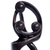 Ebony sculpture, 'Mother of Twins' - Handcrafted Abstract Wood Sculpture (image 2b) thumbail