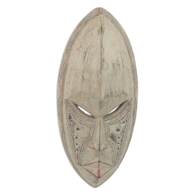 Ewe wood mask, 'Hope' - Ewe wood mask
