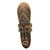 Akan wood mask, 'Moral Support' - Hand Carved African Wood Mask (image 2c) thumbail