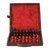 Wood and leather chess set, 'To Victory' - Wood and leather chess set (image 2a) thumbail