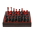 Wood and leather chess set, 'African Challenge' - Handcrafted African Wood and Leather Chess Set thumbail