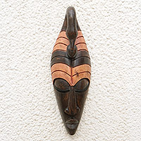 Ghanaian wood mask, Bird Spirit