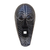 Máscara africana de madera congoleña - Máscara de madera hecha a mano.