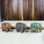 Ceramic sculptures, 'Forever Elephants' (set of 3) - Ceramic sculptures (Set of 3) (image 2) thumbail