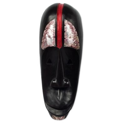 Congolese wood Africa mask, 'Man of Success' - Congolese wood Africa mask
