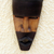 Ghanaian wood mask, 'First Fruit' - Hand Carved African Wood Mask (image 2c) thumbail