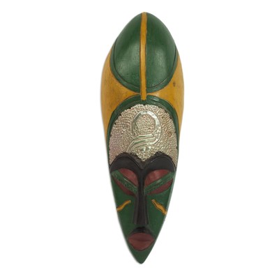 Ghanaian wood mask, 'Honor the Ancestors' - African Wood Mask