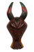 Ashanti wood mask, 'Strength of a Buffalo' - Hand Carved Wood Mask thumbail