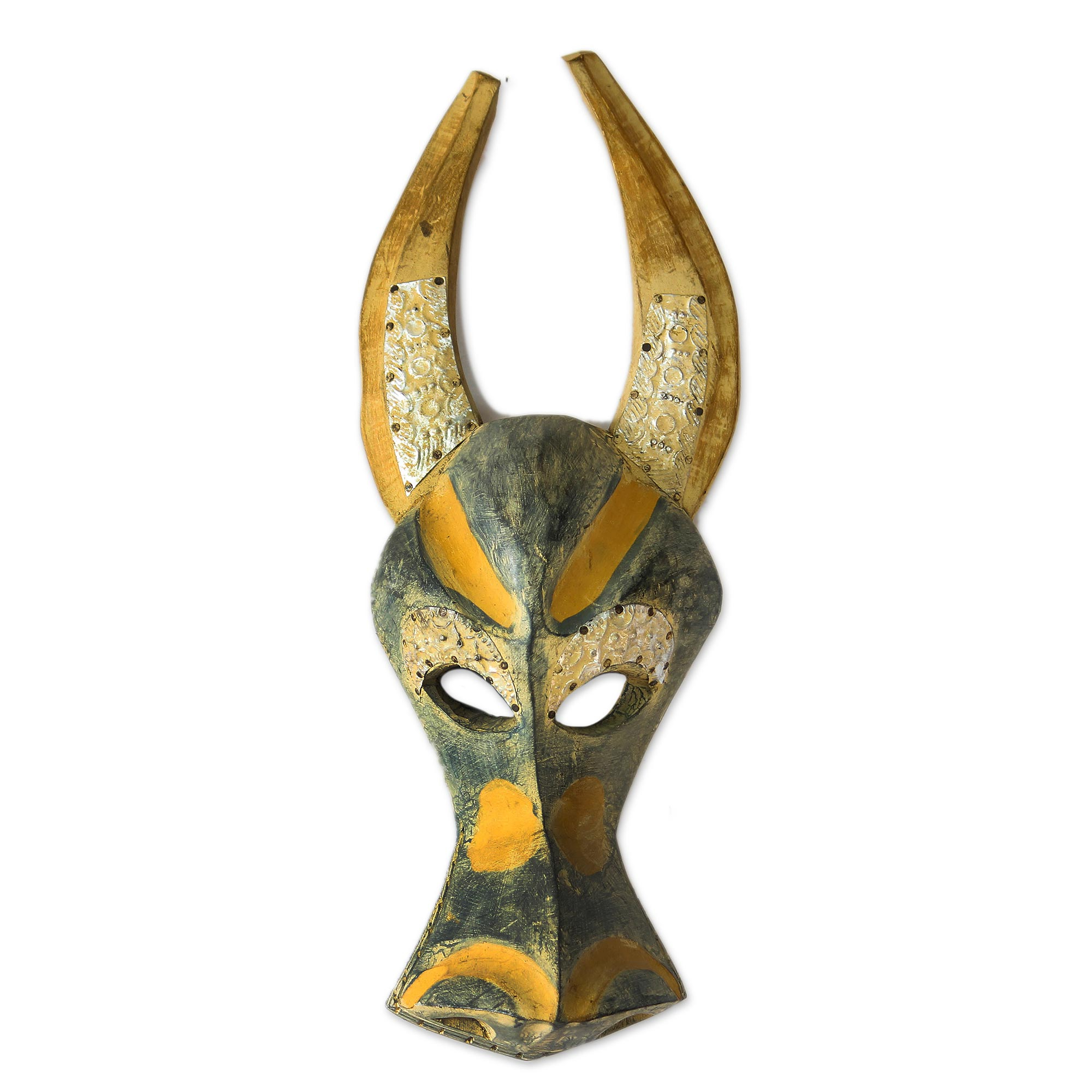 Market | Unique West African Mask - Buffalo Spirit