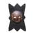 Ghanaian wood mask, 'Good Star' - Hand Made African Wood Mask