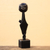 Wood sculpture, 'Hold the World Gently II' - Hand Carved Wood Sculpture (image 2b) thumbail