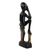 Wood sculpture, 'Thinking Man' - Handcrafted Sese Wood Sculpture