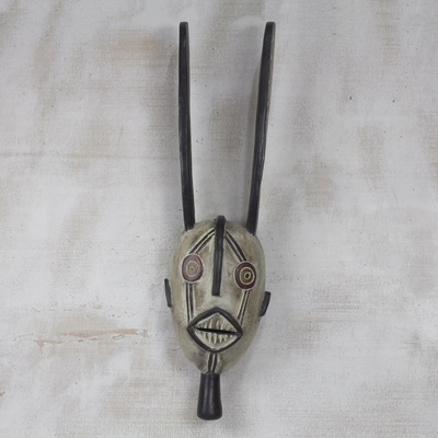 Máscara de madera africana - Máscara de madera hecha a mano