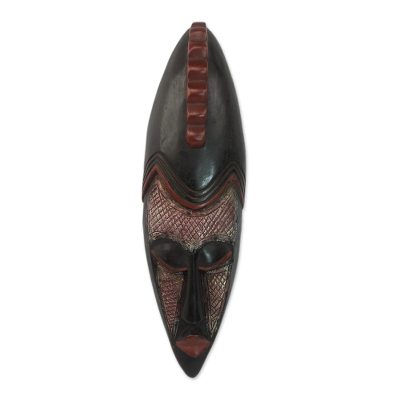 Akan wood mask, 'Antelope' - Fair Trade Wood Mask