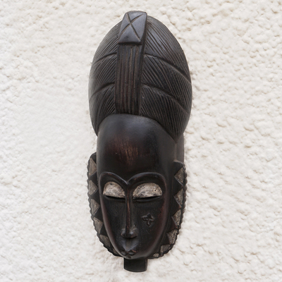 Maske aus ivorischem Holz - Handgeschnitzte afrikanische Maske