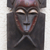 Ivorian wood mask, 'Baule King' - Ivorian wood mask