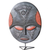Máscara de madera Akan - Máscara africana hecha a mano en soporte