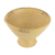 Ceramic and rattan vase, 'Golden' - Ceramic and rattan vase