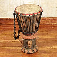 Wood djembe drum, Think Together