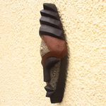 Congolese wood African mask, 'Keeping Order' - Handcrafted Congo Zaire Wood Mask