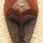 Congolese wood African mask, 'Keeping Order' - Handcrafted Congo Zaire Wood Mask