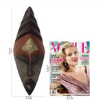 Congolese wood African mask, 'Keeping Order' - Handcrafted Congo Zaire Wood Mask