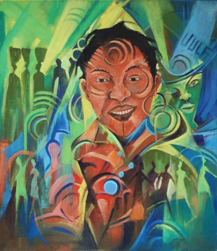Expressionism African African Expressionist Painting - Welcome | NOVICA