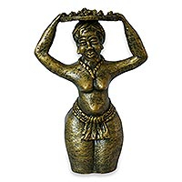 Estatuilla de cerámica, 'Vendedor de tomates' - Estatuilla de cerámica