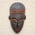 Ethiopian wood mask, 'Berber Man' - Ethiopian wood mask