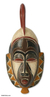 Máscara africana de madera Hausa - Máscara de madera Hausa