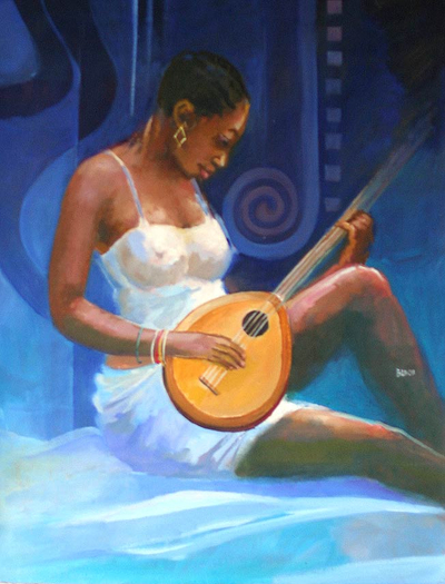 'Passionate Lyrics' (2008) - Oil Portrait Painting
