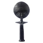 Wood fertility doll, 'Comforter' - Fertility Doll Wood Sculpture from Africa