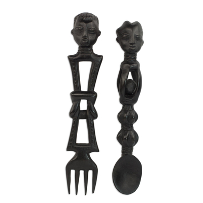 Hand Made African Wall Accents (Pair)