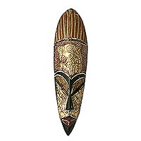 African calabash mask - Bulsa Welcome | NOVICA