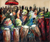 'Divine Drummers' - Expressionist Painting from Africa