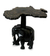 Wood accent table, 'African Elephant' - Wood accent table