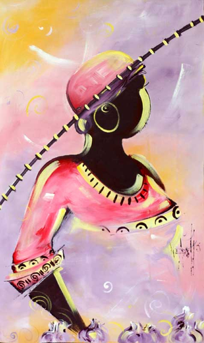 'Belleza Africana' - Retrato expresionista
